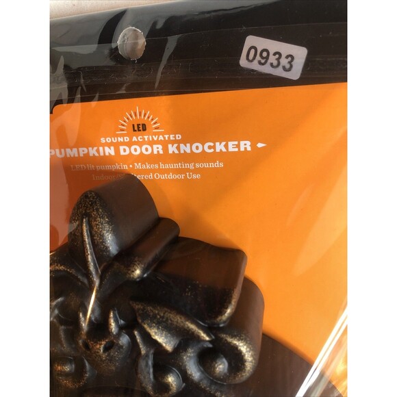 Hyde & Eek Sound Activated Pumpkin Doorbell Door Knocker Haunting Sounds READ - Picture 8 of 10